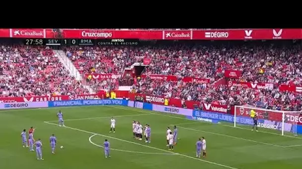 RODRYGO y su golazo de falta al Sevilla FC⚽🔥#shorts