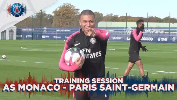 TRAINING SESSION - AS MONACO vs PARIS SAINT-GERMAIN