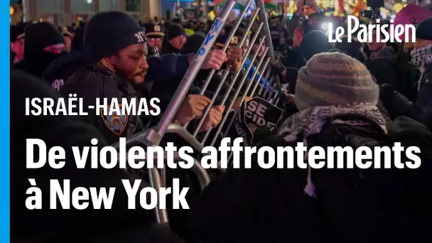 New York : une manifestation pro-palestinienne dégénère, plusieurs interpellations