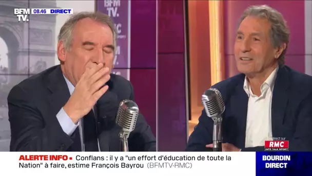 François Bayrou face à Jean-Jacques Bourdin en direct  - 22/10