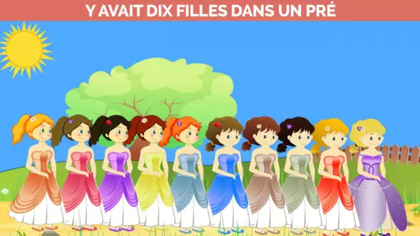 Le Monde d&#039;Hugo - Y avait dix filles dans un pré