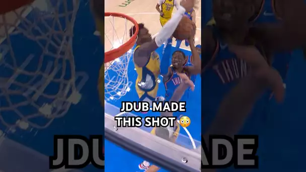 How did Jalen Williams make this shot!?