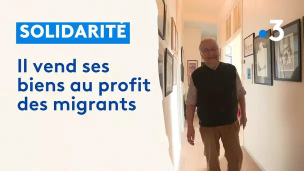 Le militant Guy de la Motte Saint-Pierre organise un vide-grenier au profit des migrants