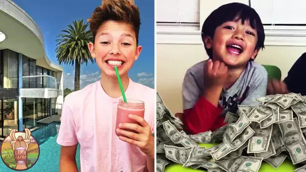 10 ENFANTS DEVENUS MILLIONNAIRES GRÂCE À YOUTUBE | Lama Faché