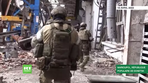 Les soldats de la RPD poursuivent leur opération dans l'aciérie d'Azovstal à Marioupol