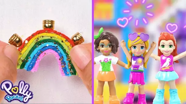 🌈 7 IDÉES DIY INCROYABLES avec POLLY POCKET! 🍭 | Polly Pocket Français