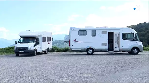 Ariege les camping caristes de Septembre