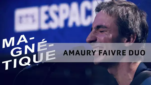 Amaury Faivre Duo en live dans "Magnétique" (1er novembre 2019, RTS Espace 2)