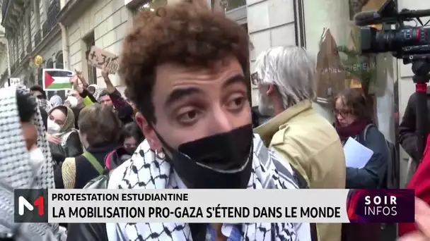 Protestation estudiantine : La mobilisation pro-Gaza s´étend dans le monde