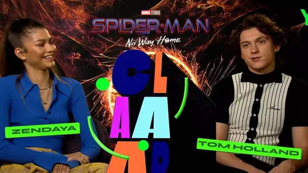Spider-Man No Way Home : Tom Holland et Zendaya racontent les coulisses du film (EXCLUDE)