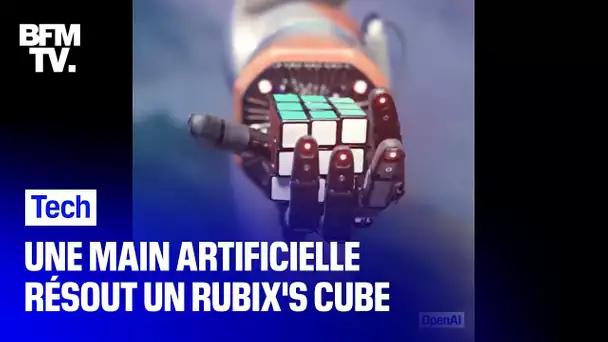 Une main robotique parvient à résoudre le casse-tête du Rubik's Cube