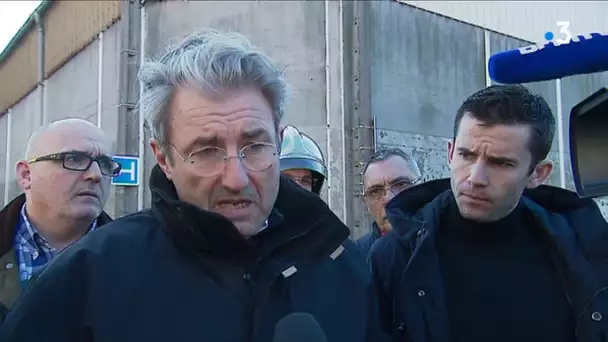 Premier bilan après l&#039;explosion de l&#039;usine Saipol de Dieppe