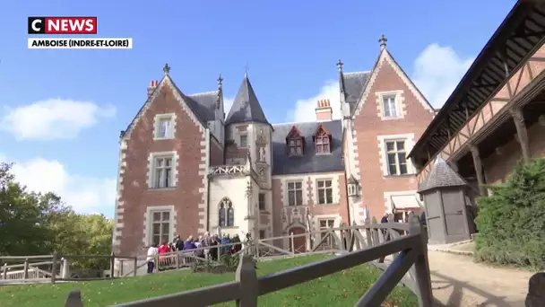 Visite du château du Clos Lucé à Amboise où Léonard de Vinci vécut les dernières années de sa vie