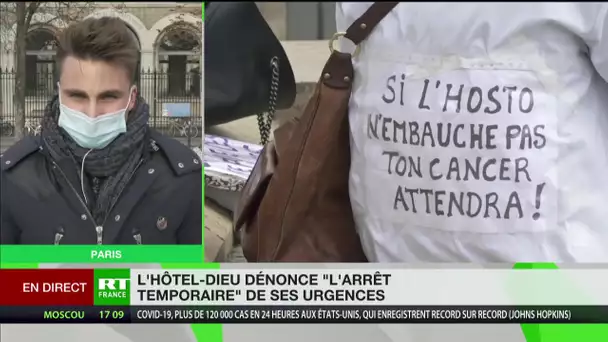 Paris : L’Hôtel-Dieu dénonce «l’arrêt temporaire» de ses urgences