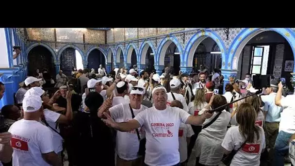Retour des pèlerins à la synagogue de la Ghriba en Tunisie
