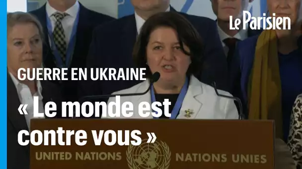 Ukraine : «Le monde entier est contre vous», lance l’ambassadrice à Poutine