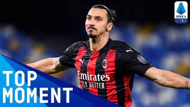 Ibrahimović scores header from edge of box! | Napoli 1-3 Milan | Top Moment | Serie A TIM