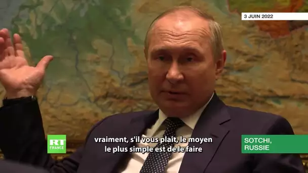 Vladimir Poutine : la Russie n'empêche pas l'exportation de céréales depuis l'Ukraine