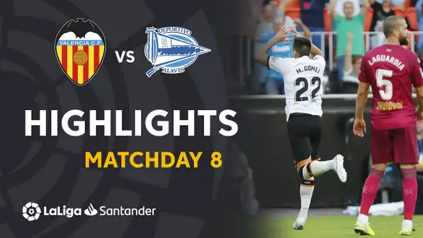 Highlights Valencia CF vs Deportivo Alaves (2-1)