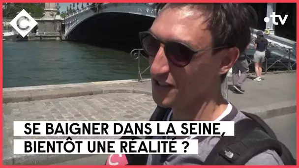 Se baigner dans la Seine, bientôt une réalité ? - La Story - C à Vous - 13/06/2023
