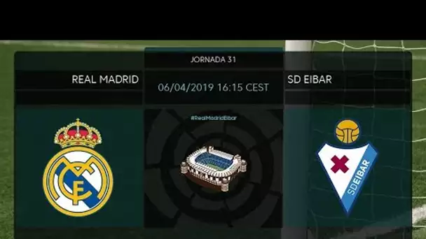 Calentamiento Real Madrid vs SD Eibar