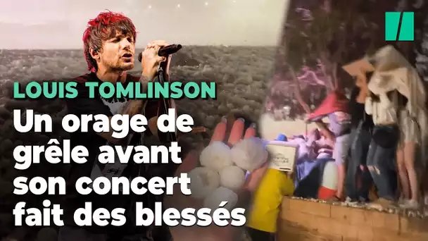 Au concert de Louis Tomlinson, un orage de grêle fait des blessés