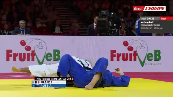 La France remporte la médaille de bronze aux mondiaux de Judo de Budapest !