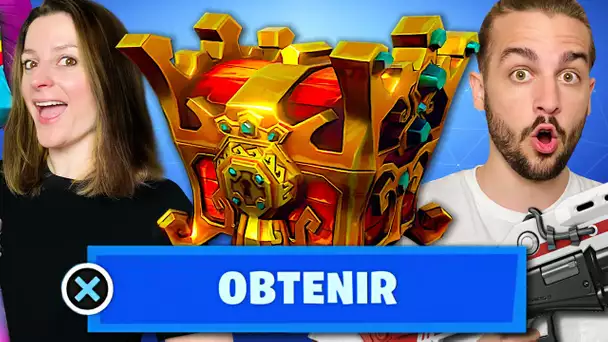 ON A TROUVE UN COFFRE ULTRA RARE SUR FORTNITE SAUVER LE MONDE !