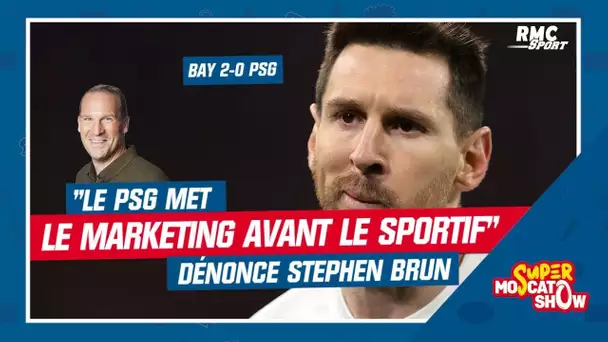 Le PSG s'intéresse moins au sportif qu'au marketing" dénonce Stephen Brun