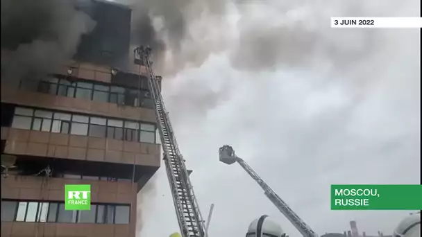Moscou : un centre d'affaires en feu, des évacuations en cours