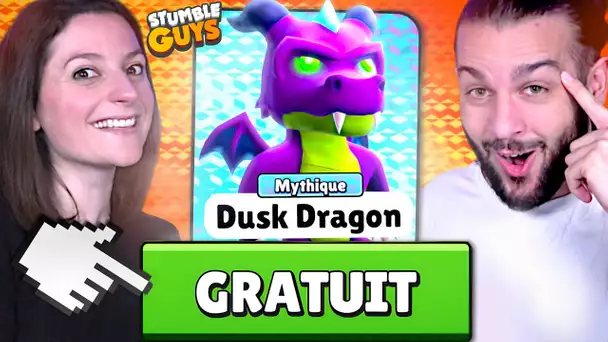 ON DÉBLOQUE LE SKIN MYTHIQUE DUSK DRAGON ! STUMBLE GUYS