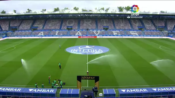 Calentamiento D. Alavés vs Granada CF