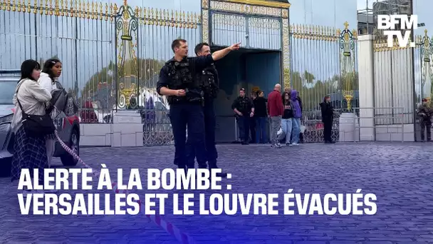 Alerte à la bombe: le château de Versailles et le musée du Louvre évacués
