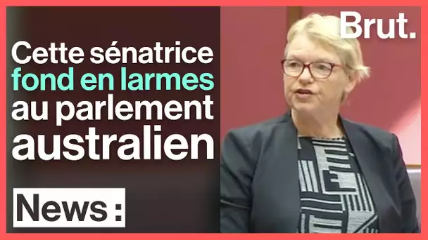 La sénatrice Janet Rice fond en larmes au Parlement australien