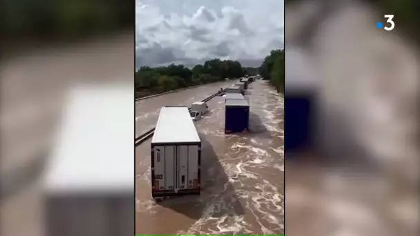 Inondations dans le Gard : les images des intempéries