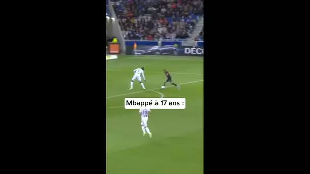 Mbappé traumatisait déjà les défenses de Ligue 1 à 17 ans 🔥 #shorts