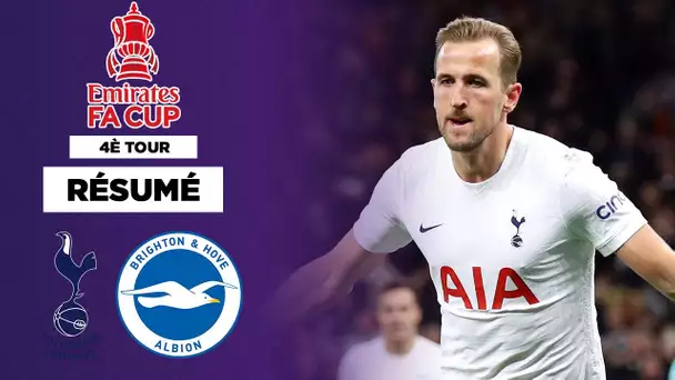 Résumé : Kane en feu, Tottenham élimine Brighton !