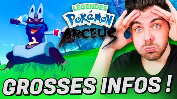 Pokemon Legends Arceus : AVALANCHE D'INFOS SUR LE BOTW POKEMON !