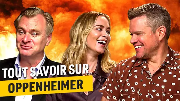 Christopher Nolan nous parle d'Oppenheimer (+ Emily Blunt & Matt Damon)