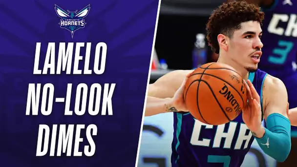 LaMelo's BEST No-Look Assists 👀 | #NBARooks