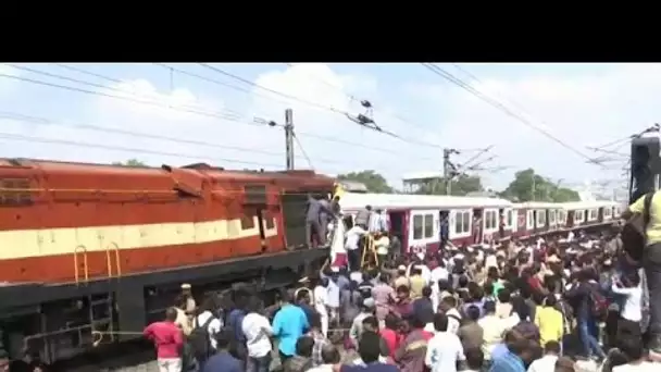 Deux trains entrent en collision frontale dans le sud de l'Inde