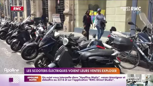Les ventes de scooters électriques explosent depuis le début de l'année