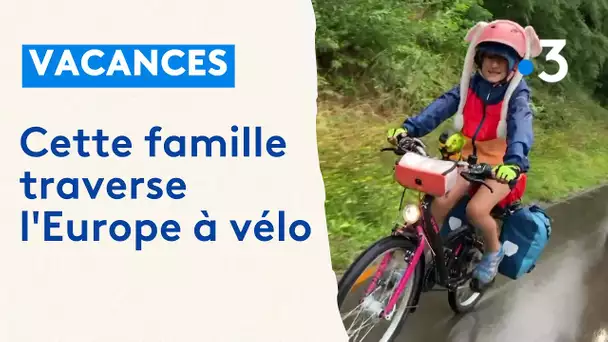 Haute-Saône : avec leur fille de 7 ans et demi, ils relient la pointe du Raz à la Roumanie à vélo