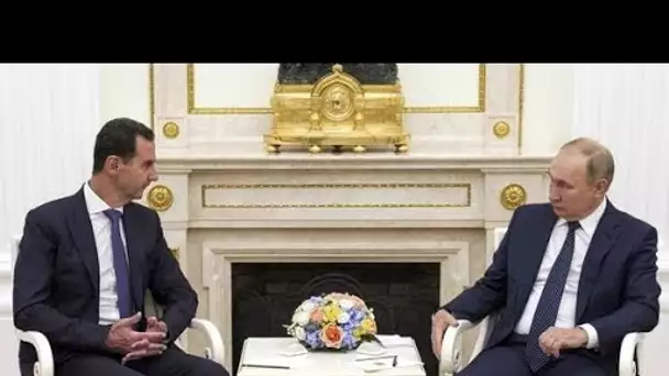 Vladimir Poutine s’entretient avec Bachar al-Assad