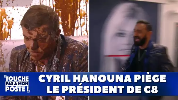 Cyril Hanouna piège le président de C8
