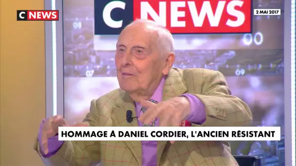 Hommage à Daniel Cordier, l'ancien résistant