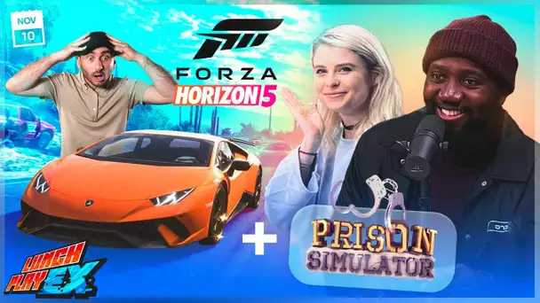 On TESTE FORZA 5 et PRISON SIMULATOR | LE LUNCHPLAY EX #182