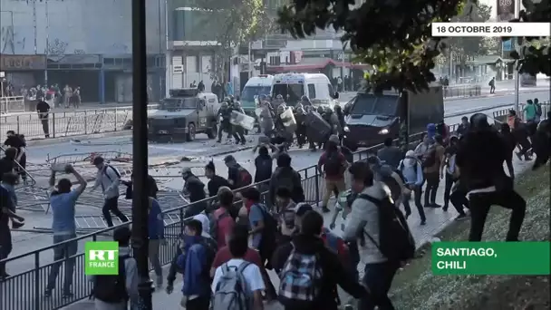 Chili : des émeutes éclatent lors des manifestations contre l'augmentation des prix des transports