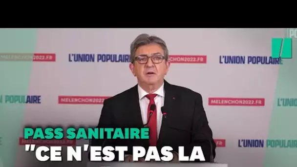 Jean-Luc Mélenchon avertit les Insoumis qui défileraient contre le pass sanitaire