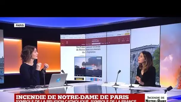 L'incendie de Notre-Dame de Paris mobilise la presse internationale